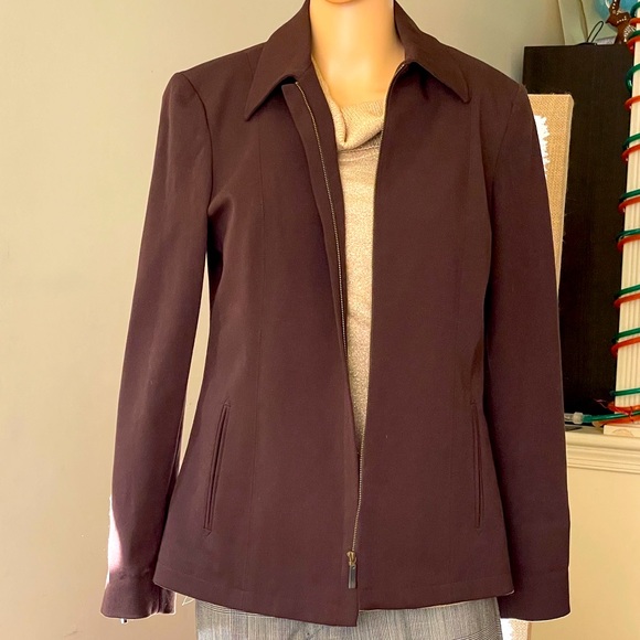 Rafaella Women’s Brown Spring Jacket Size 6 - Picture 2 of 6